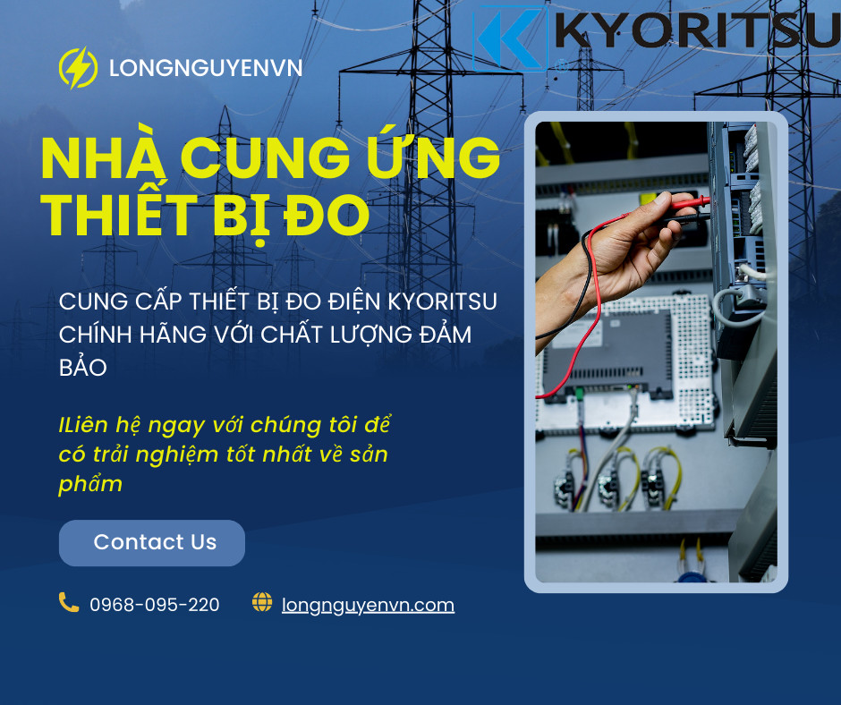 Top 5 sản phẩm thiết bị đo Kyoritsu bán chạy nhất tại Long Nguyễn